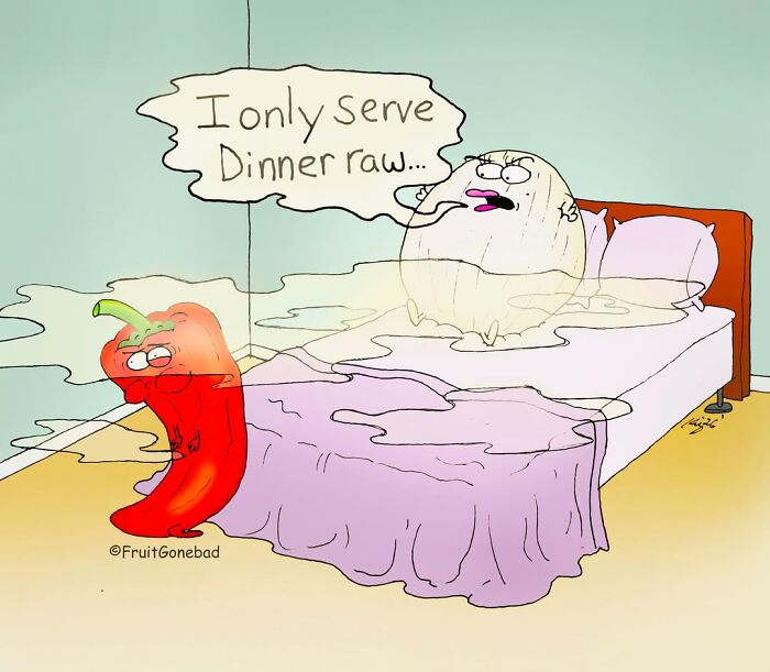 &ldquo;Fruit Gone Bad&rdquo;: 43 Funny Comics That Bring Produce And Objects To Life (New Pics)