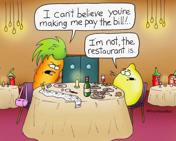 &ldquo;Fruit Gone Bad&rdquo;: 43 Funny Comics That Bring Produce And Objects To Life (New Pics)