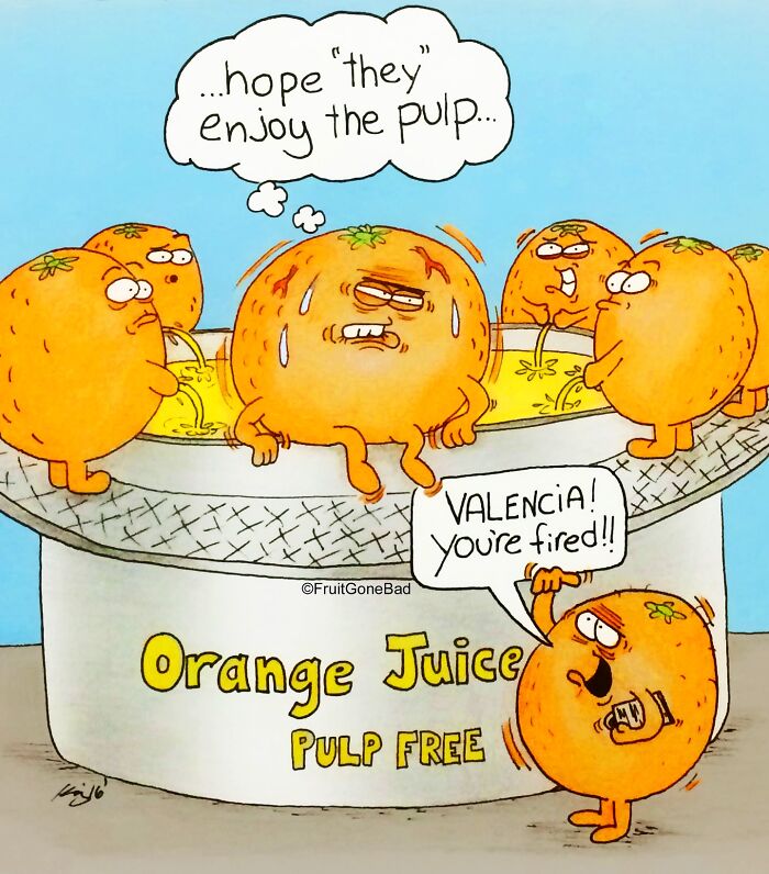 &ldquo;Fruit Gone Bad&rdquo;: 43 Funny Comics That Bring Produce And Objects To Life (New Pics)