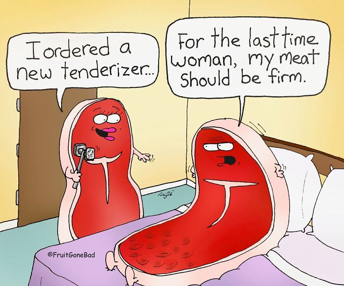 &ldquo;Fruit Gone Bad&rdquo;: 43 Funny Comics That Bring Produce And Objects To Life (New Pics)