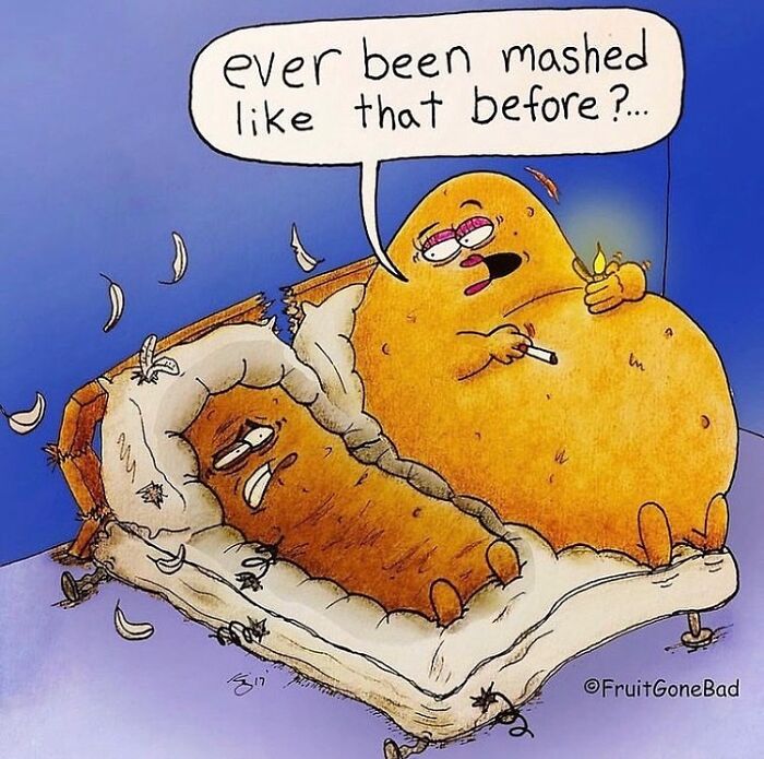 &ldquo;Fruit Gone Bad&rdquo;: 43 Funny Comics That Bring Produce And Objects To Life (New Pics)