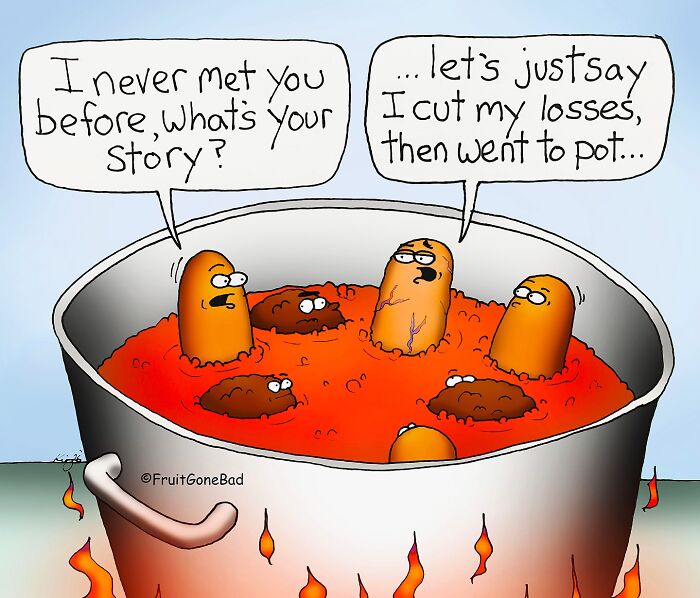 &ldquo;Fruit Gone Bad&rdquo;: 43 Funny Comics That Bring Produce And Objects To Life (New Pics)