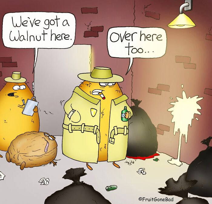 &ldquo;Fruit Gone Bad&rdquo;: 43 Funny Comics That Bring Produce And Objects To Life (New Pics)