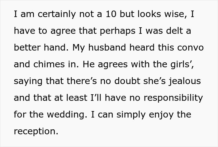 Woman Plans To Upstage Jealous SIL At Her Own Wedding After She’s Excluded Due To Losing Weight