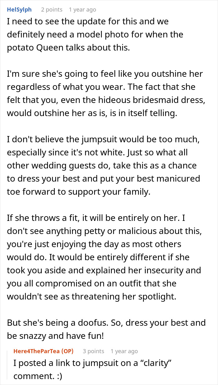 Woman Plans To Upstage Jealous SIL At Her Own Wedding After She’s Excluded Due To Losing Weight