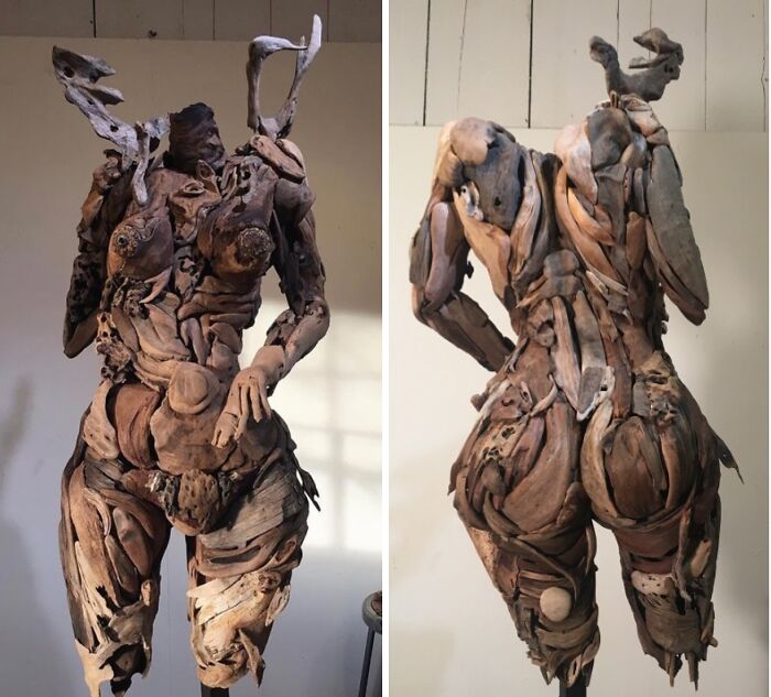 27 Stunning Sculptures Made From Pieces Of Wood Collected Across Nature By This Artist 27 Stunning Sculptures Made From Pieces Of Wood Collected Across Nature By This Artist
