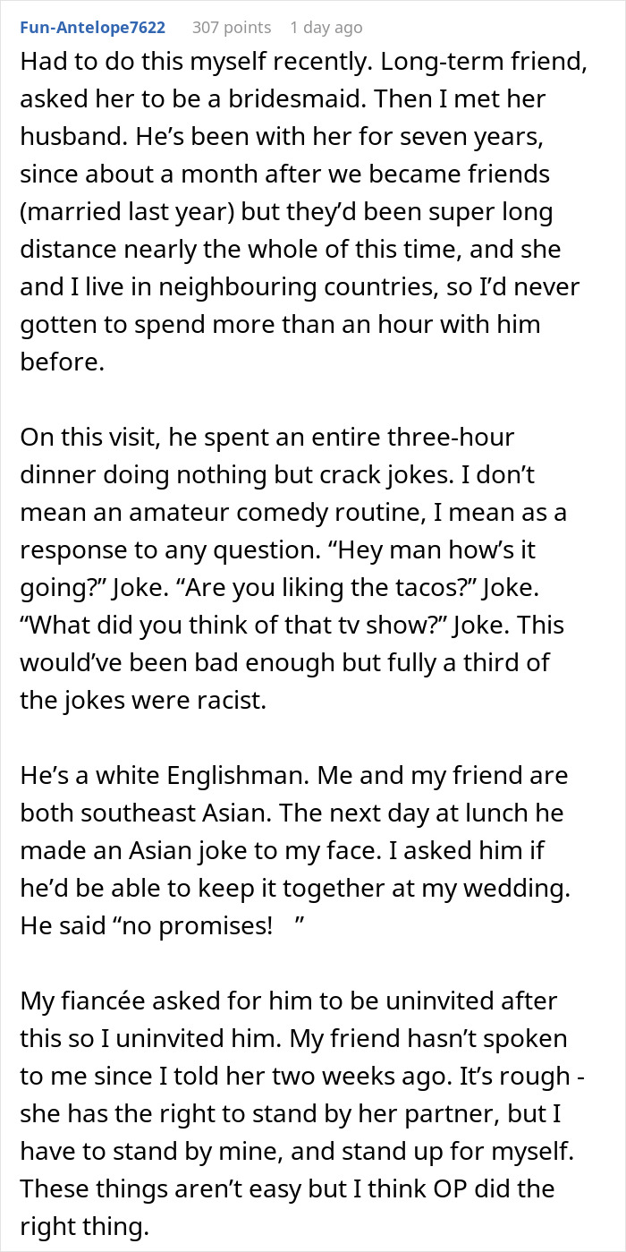 Groomsman Decides To Boycott His Best Friend’s Wedding, Mad His Toxic GF Didn’t Get An Invite Groomsman Decides To Boycott His Best Friend’s Wedding, Mad His Toxic GF Didn’t Get An Invite
