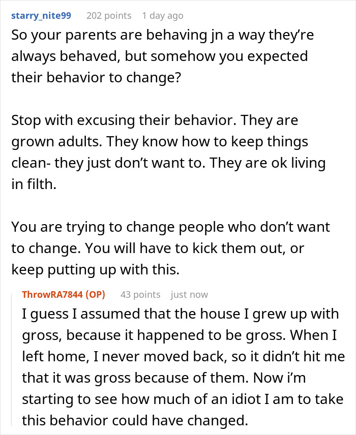 Filthy Parents Move In With Daughter, Turn Her Clean Family Home Into A Cockroach-Filled Disaster Filthy Parents Move In With Daughter, Turn Her Clean Family Home Into A Cockroach-Filled Disaster