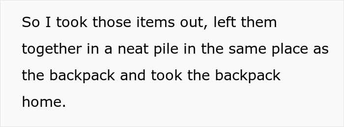 Cleaner Helps Herself To Teacher’s Lost Backpack, Gets Mad When The Owner Helps Herself To It Too Cleaner Helps Herself To Teacher’s Lost Backpack, Gets Mad When The Owner Helps Herself To It Too