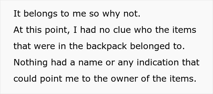 Cleaner Helps Herself To Teacher’s Lost Backpack, Gets Mad When The Owner Helps Herself To It Too Cleaner Helps Herself To Teacher’s Lost Backpack, Gets Mad When The Owner Helps Herself To It Too