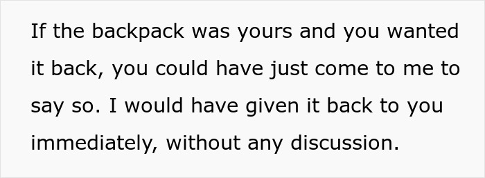 Cleaner Helps Herself To Teacher’s Lost Backpack, Gets Mad When The Owner Helps Herself To It Too Cleaner Helps Herself To Teacher’s Lost Backpack, Gets Mad When The Owner Helps Herself To It Too