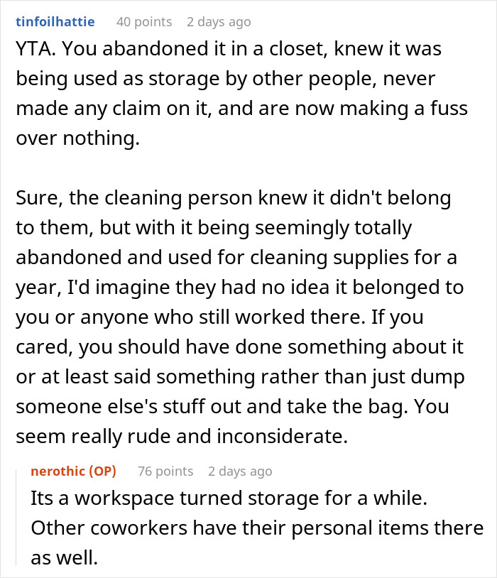 Cleaner Helps Herself To Teacher’s Lost Backpack, Gets Mad When The Owner Helps Herself To It Too Cleaner Helps Herself To Teacher’s Lost Backpack, Gets Mad When The Owner Helps Herself To It Too
