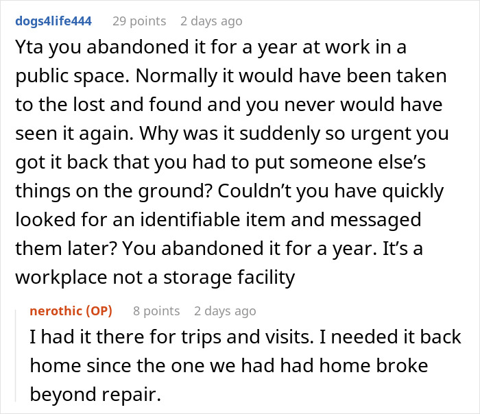 Cleaner Helps Herself To Teacher’s Lost Backpack, Gets Mad When The Owner Helps Herself To It Too Cleaner Helps Herself To Teacher’s Lost Backpack, Gets Mad When The Owner Helps Herself To It Too
