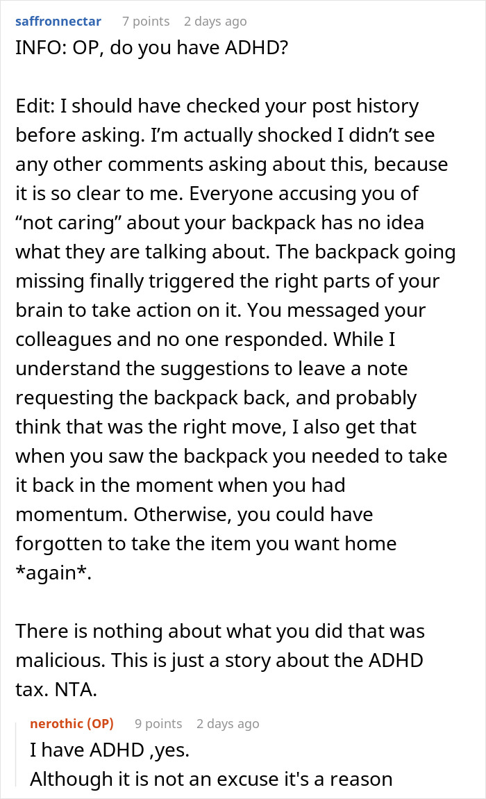 Cleaner Helps Herself To Teacher’s Lost Backpack, Gets Mad When The Owner Helps Herself To It Too Cleaner Helps Herself To Teacher’s Lost Backpack, Gets Mad When The Owner Helps Herself To It Too