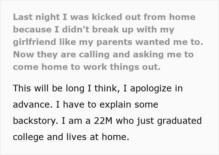 Stepdad Kicks 22YO Out 3 Times In 4 Years, 22YO Faces Homeless Again As Fam Doesn’t Approve Of GF Stepdad Kicks 22YO Out 3 Times In 4 Years, 22YO Faces Homeless Again As Fam Doesn’t Approve Of GF