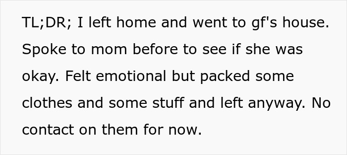 Stepdad Kicks 22YO Out 3 Times In 4 Years, 22YO Faces Homeless Again As Fam Doesn’t Approve Of GF Stepdad Kicks 22YO Out 3 Times In 4 Years, 22YO Faces Homeless Again As Fam Doesn’t Approve Of GF