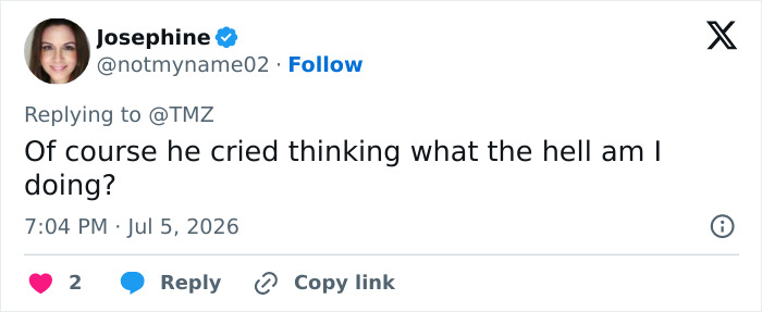 Internet Trolls Travis Kelce For Crying During Wedding Vows With Taylor Swift: “Gonna Cry Big In The Future” Internet Trolls Travis Kelce For Crying During Wedding Vows With Taylor Swift: “Gonna Cry Big In The Future”