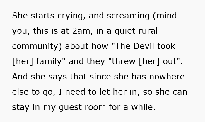 Aunt Shows Up Unannounced At 2 AM And Demands Housing, Then Makes The Biggest Mistake Aunt Shows Up Unannounced At 2 AM And Demands Housing, Then Makes The Biggest Mistake
