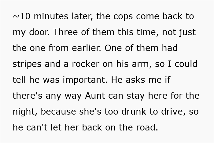 Aunt Shows Up Unannounced At 2 AM And Demands Housing, Then Makes The Biggest Mistake Aunt Shows Up Unannounced At 2 AM And Demands Housing, Then Makes The Biggest Mistake