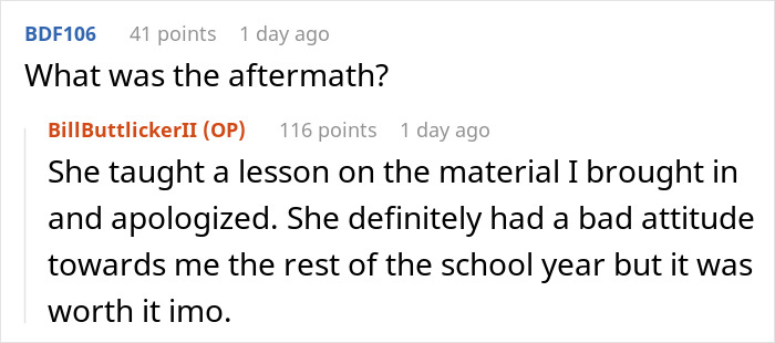 A History Teacher Can’t Accept She’s Wrong After An 8th Grader Outsmarts Her, Gets Put In Her Place A History Teacher Can’t Accept She’s Wrong After An 8th Grader Outsmarts Her, Gets Put In Her Place
