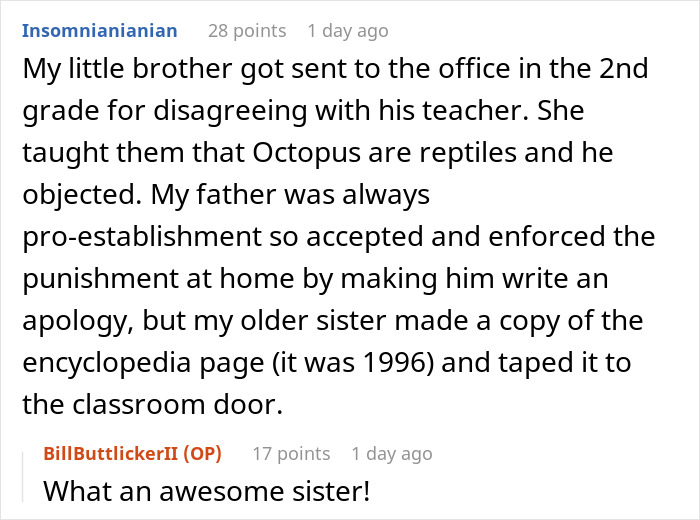 A History Teacher Can’t Accept She’s Wrong After An 8th Grader Outsmarts Her, Gets Put In Her Place A History Teacher Can’t Accept She’s Wrong After An 8th Grader Outsmarts Her, Gets Put In Her Place