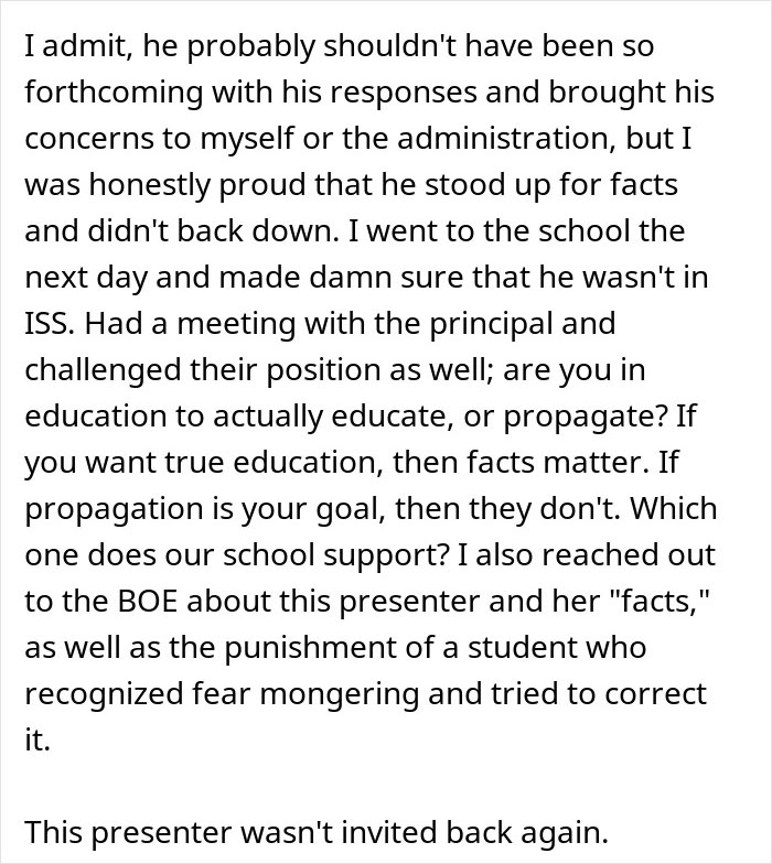 A History Teacher Can’t Accept She’s Wrong After An 8th Grader Outsmarts Her, Gets Put In Her Place A History Teacher Can’t Accept She’s Wrong After An 8th Grader Outsmarts Her, Gets Put In Her Place