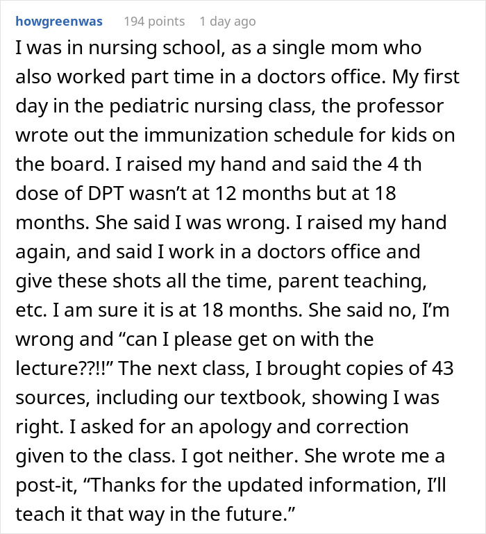 A History Teacher Can’t Accept She’s Wrong After An 8th Grader Outsmarts Her, Gets Put In Her Place A History Teacher Can’t Accept She’s Wrong After An 8th Grader Outsmarts Her, Gets Put In Her Place