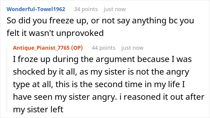 Woman Snaps At Brother’s Wife, Finally Telling Her What She Thinks, Guy Just Freezes And Stares Woman Snaps At Brother’s Wife, Finally Telling Her What She Thinks, Guy Just Freezes And Stares
