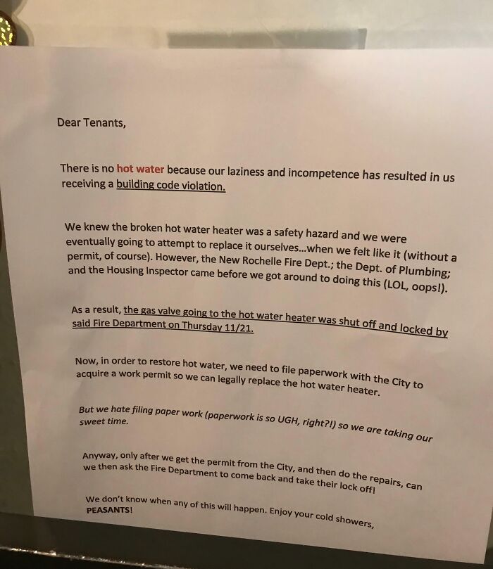 68 Horrible Landlords Who’ve Made Their Tenant’s Life Miserable