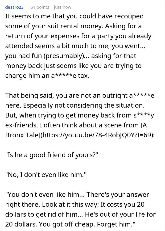 Guy Cancels Wedding For Another Woman, Angry Groomsman Wants Back $850 That He Spent On All Expenses
