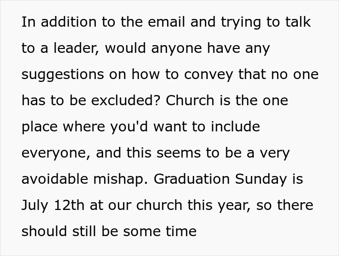 Church Enforces Homeschooling Ideology, 18YO Upset That They Cancel Their Own Graduation Tradition Church Enforces Homeschooling Ideology, 18YO Upset That They Cancel Their Own Graduation Tradition