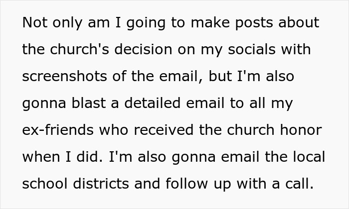 Church Enforces Homeschooling Ideology, 18YO Upset That They Cancel Their Own Graduation Tradition Church Enforces Homeschooling Ideology, 18YO Upset That They Cancel Their Own Graduation Tradition