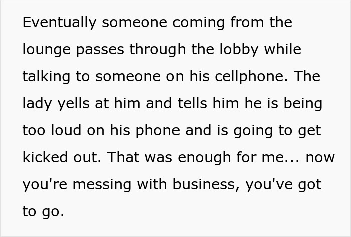 Childish Hotel Guest Tries To Bait Clerk Into Snapping, Ends Up Getting Herself Thrown Out Childish Hotel Guest Tries To Bait Clerk Into Snapping, Ends Up Getting Herself Thrown Out