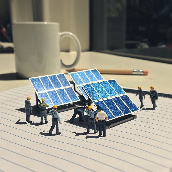 Artist Derrick Lin Turns His Office Desk Into Intricate Diorama Sets (36 New Pics)