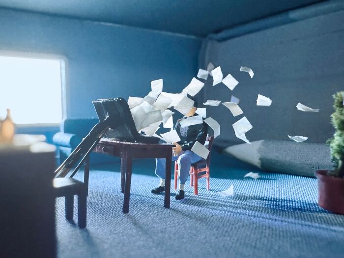 Artist Derrick Lin Turns His Office Desk Into Intricate Diorama Sets (36 New Pics)