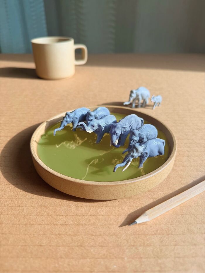 Artist Derrick Lin Turns His Office Desk Into Intricate Diorama Sets (36 New Pics)