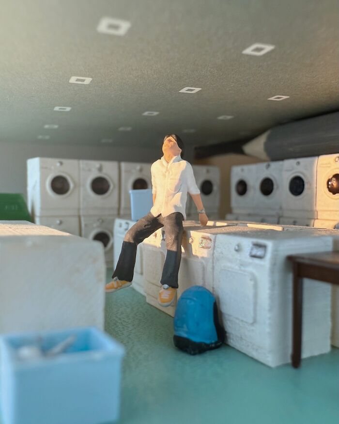 Artist Derrick Lin Turns His Office Desk Into Intricate Diorama Sets (36 New Pics)