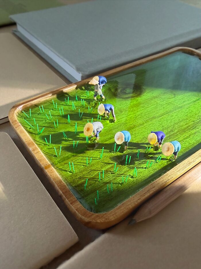 Artist Derrick Lin Turns His Office Desk Into Intricate Diorama Sets (36 New Pics)