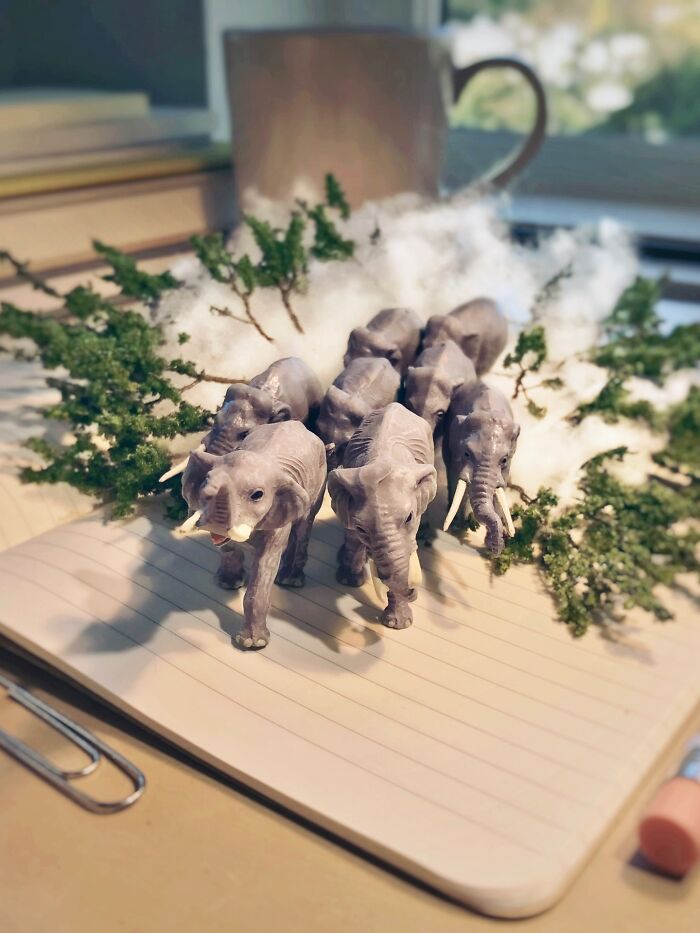 Artist Derrick Lin Turns His Office Desk Into Intricate Diorama Sets (36 New Pics)