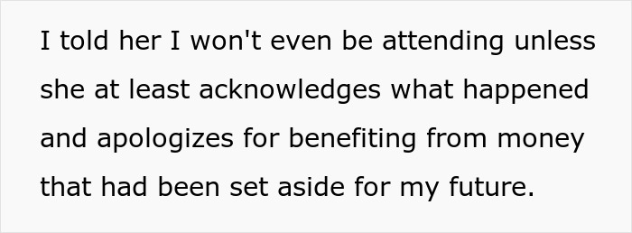 Woman Wants An Apology After Learning Sis Received Her College Fund, Family Says She Should Move On Woman Wants An Apology After Learning Sis Received Her College Fund, Family Says She Should Move On