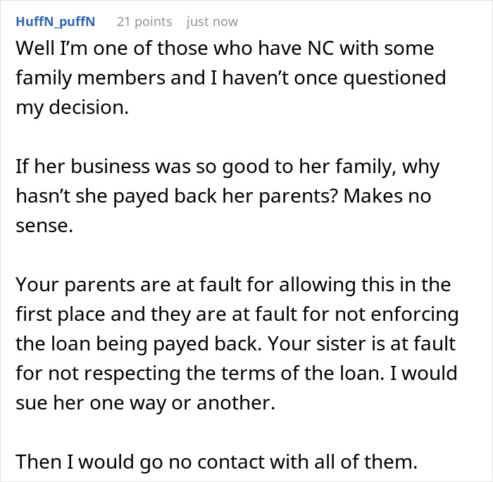 Woman Wants An Apology After Learning Sis Received Her College Fund, Family Says She Should Move On Woman Wants An Apology After Learning Sis Received Her College Fund, Family Says She Should Move On