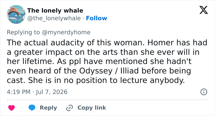 ‘Odyssey’ Star Lupita Nyong’o Brutally Roasted Over The “Woke” Question She Says She’d Ask Homer