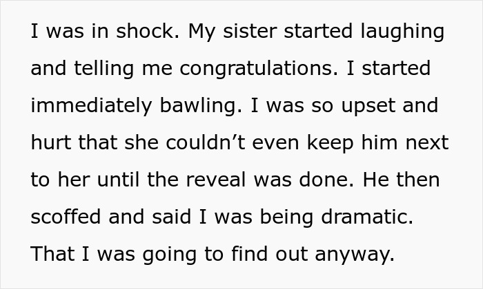 Woman Fails The Only Job She Had To Do At Sister’s Gender Reveal, Doesn’t Get What’s The Big Deal Woman Fails The Only Job She Had To Do At Sister’s Gender Reveal, Doesn’t Get What’s The Big Deal