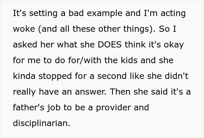 Christian Guy Agrees To Strict Gender Roles In The Family, Upset Wife Actually Enforces Them Christian Guy Agrees To Strict Gender Roles In The Family, Upset Wife Actually Enforces Them
