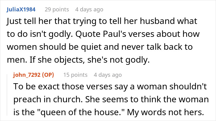 Christian Guy Agrees To Strict Gender Roles In The Family, Upset Wife Actually Enforces Them Christian Guy Agrees To Strict Gender Roles In The Family, Upset Wife Actually Enforces Them
