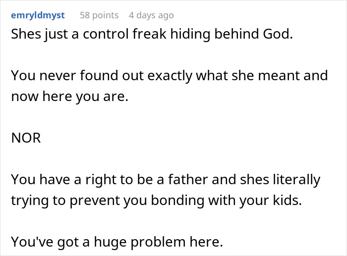 Christian Guy Agrees To Strict Gender Roles In The Family, Upset Wife Actually Enforces Them Christian Guy Agrees To Strict Gender Roles In The Family, Upset Wife Actually Enforces Them