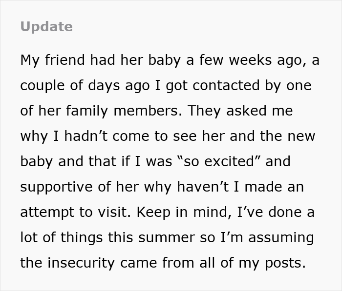 First-Time Mom Takes Friend For Granted For 3 Years, Finally Makes An Effort After She Gets Blocked