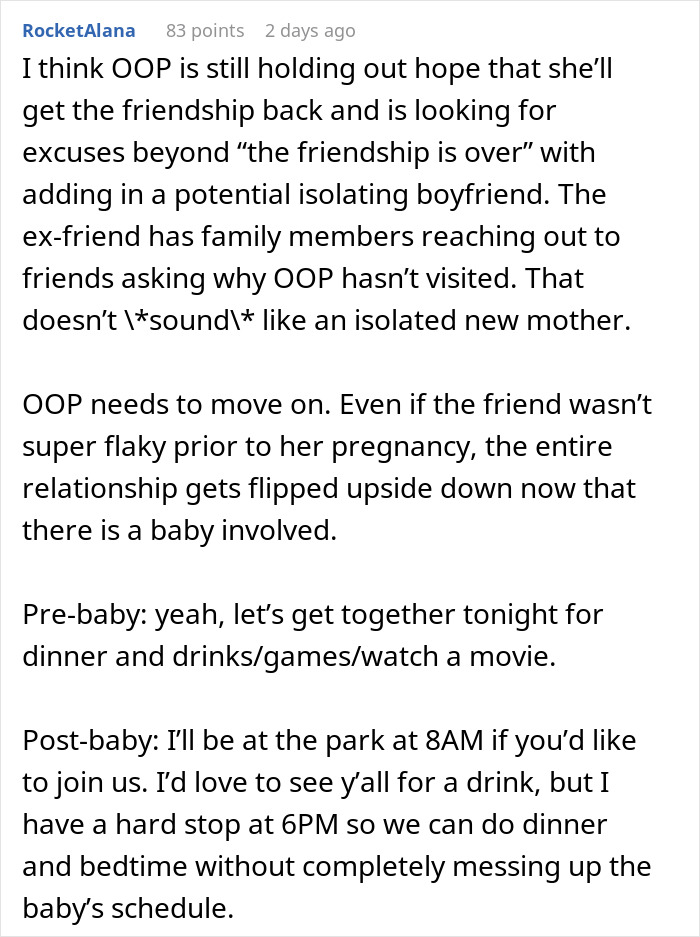 First-Time Mom Takes Friend For Granted For 3 Years, Finally Makes An Effort After She Gets Blocked