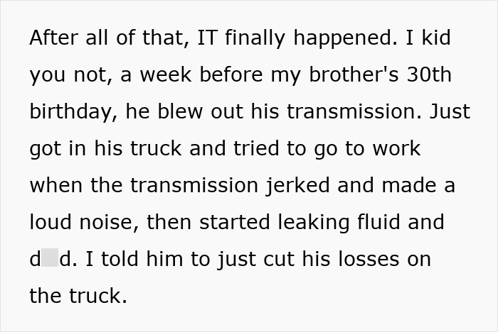 Failed Truck Purchase Turns Into Brothers’ Rivalry, Proving Older Bro’s Desire To Needlessly Compete Failed Truck Purchase Turns Into Brothers’ Rivalry, Proving Older Bro’s Desire To Needlessly Compete