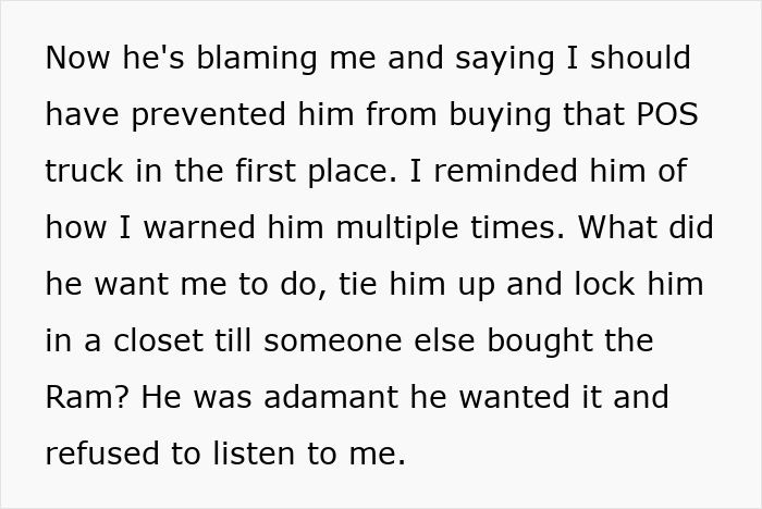 Failed Truck Purchase Turns Into Brothers’ Rivalry, Proving Older Bro’s Desire To Needlessly Compete Failed Truck Purchase Turns Into Brothers’ Rivalry, Proving Older Bro’s Desire To Needlessly Compete